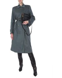 Givenchy Oversized Cotton Trench - Green