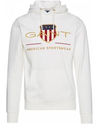 gant hoodie white