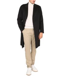 Theory Synthetic Allan Jasper Down Coat in Black for Men Mens Clothing Coats Short coats 