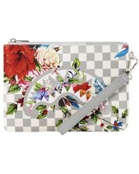 Sprayground Leather Jardin Du Plais Pochette in Grey (Gray) | Lyst