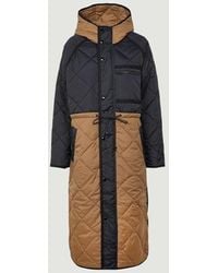 Second Female Prudence Quilted Coat In Recycled Nylon - Black