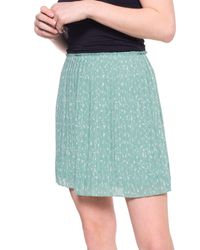 Fashion Skirts Miniskirts Samsøe & samsøe Sams\u00f8e & sams\u00f8e Miniskirt blue-white flecked casual look 