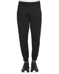 moncler black joggers