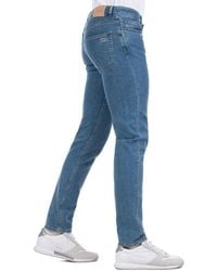 Lacoste Slim Fit Jeans In Blue Colour: Mid Wash Cdz