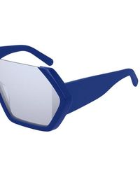 COURREGES Women/'s Sunglasses Blue NIB Authentic