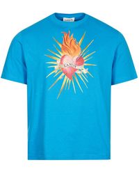 Lanvin Printed T-shirt - Blue