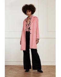 FABIENNE CHAPOT Flori Coat In Peppa 34 - Pink