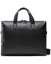 Mens Bags Briefcases and laptop bags Black for Men Calvin Klein Minimalism 2g Conv Laptop Bag in ck Black 