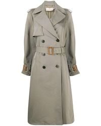 Tory Burch Polyester Trench Coat - Gray