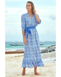 Aspiga The Maeve Tea Dress | Marina - Blue