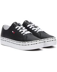 platform tommy hilfiger trainers