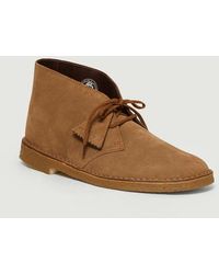 Clarks Desert Boots - Cola Suede in Brown for Men - Save 2% - Lyst