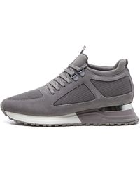 mallet diver leather and mesh trainers