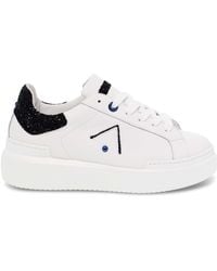 ED PARRISH Leather Sneakers - White
