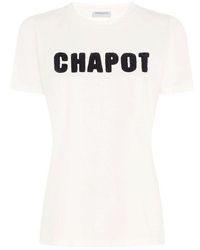 FABIENNE CHAPOT Terry T-shirt Cream - Multicolour