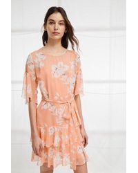 french connection midi shirt floral bloom dress