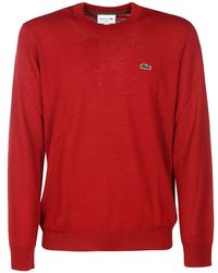 Lacoste Wool Sweater in Green for Men 