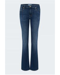 7 For All Mankind Bootcut Jean In Duchess - Blue