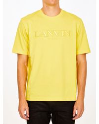 Lanvin Yellow T-shirt With Logo