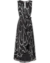 marella black and white dress