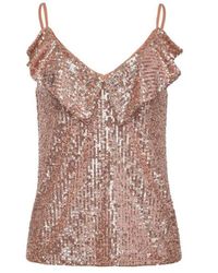 gold sequin top uk