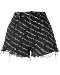 alexander wang denim shorts sale