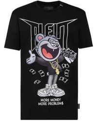 Philipp Plein Playboy T-shirt in Black 