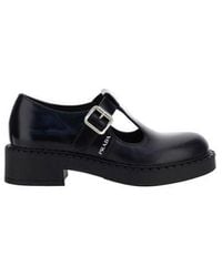 prada moccasin creeper chunky loafers