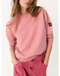 Ecoalf Felpa Back B Because Sweatshirt Woman - Pink