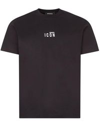 Dsquared 2 Men's Red Icône Logo Slim Fit T-shirt NEUF avec Étiquettes £ 160 livraison rapide 