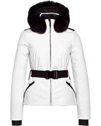 Goldbergh Hida Faux Fur Ski Jacket Gb01617214 8000 - White