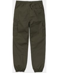 carhartt wip cargo jogger in cypress green
