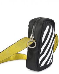 mens crossbody bolsa off white