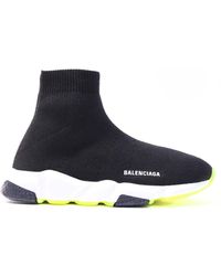 Balenciaga - Kids Speed Lt Sneakers Black-fluo - Lyst