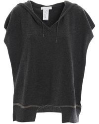 Fabiana Filippi Open Sides Hooded Knitted Sweater - Gray