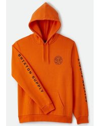 Brixton Mens Judson Standard FIT Mock Neck Zip Fleece Sweatshirt Brixton Mens Judson Standard FIT Mock Neck Zip Fleece Sweatshirt