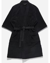 Black Jacquard Kimono Robe Atterley Men Clothing Loungewear Bathrobes 