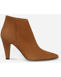 Atelier Mercadal Rita Camel Ankle Boots - Brown