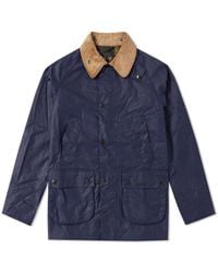 Barbour Cotton Sl Bedale Casual Jacket Navy in Blue for Men | Lyst