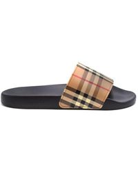 women burberry slides