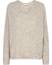Mos Mosh Wool Thora V-neck Knit, Pale Skyway in Blue | Lyst Mos Mosh Wool Thora V-neck Knit, Pale Skyway in Blue | Lyst