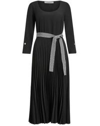 marella black and white dress