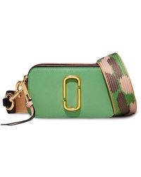 marc jacobs green crossbody bolsa