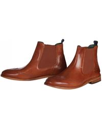 barbour raunds wing cap brogue chelsea boots
