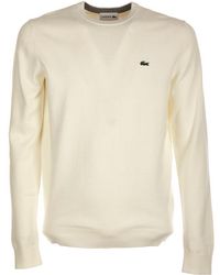 lacoste sweater white