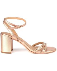 faith delly rose gold heeled sandals