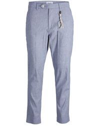 MEN FASHION Trousers Elegant discount 57% Jack & Jones slacks Blue XXL 