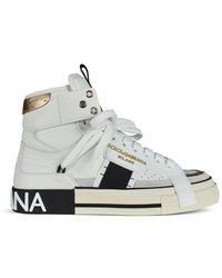 dolce and gabbana high top trainers