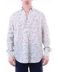 Grifoni Shirts General Cream And Black - Multicolor