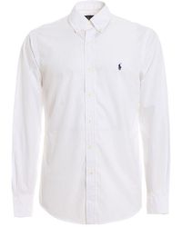 mens white ralph lauren shirt